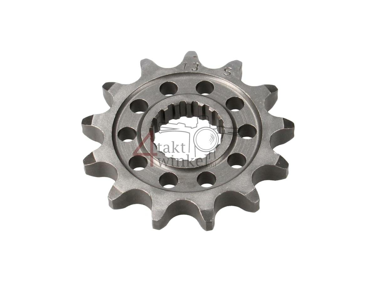 Voortandwiel, 428 ketting, 20mm as, 13, Mash Seventy