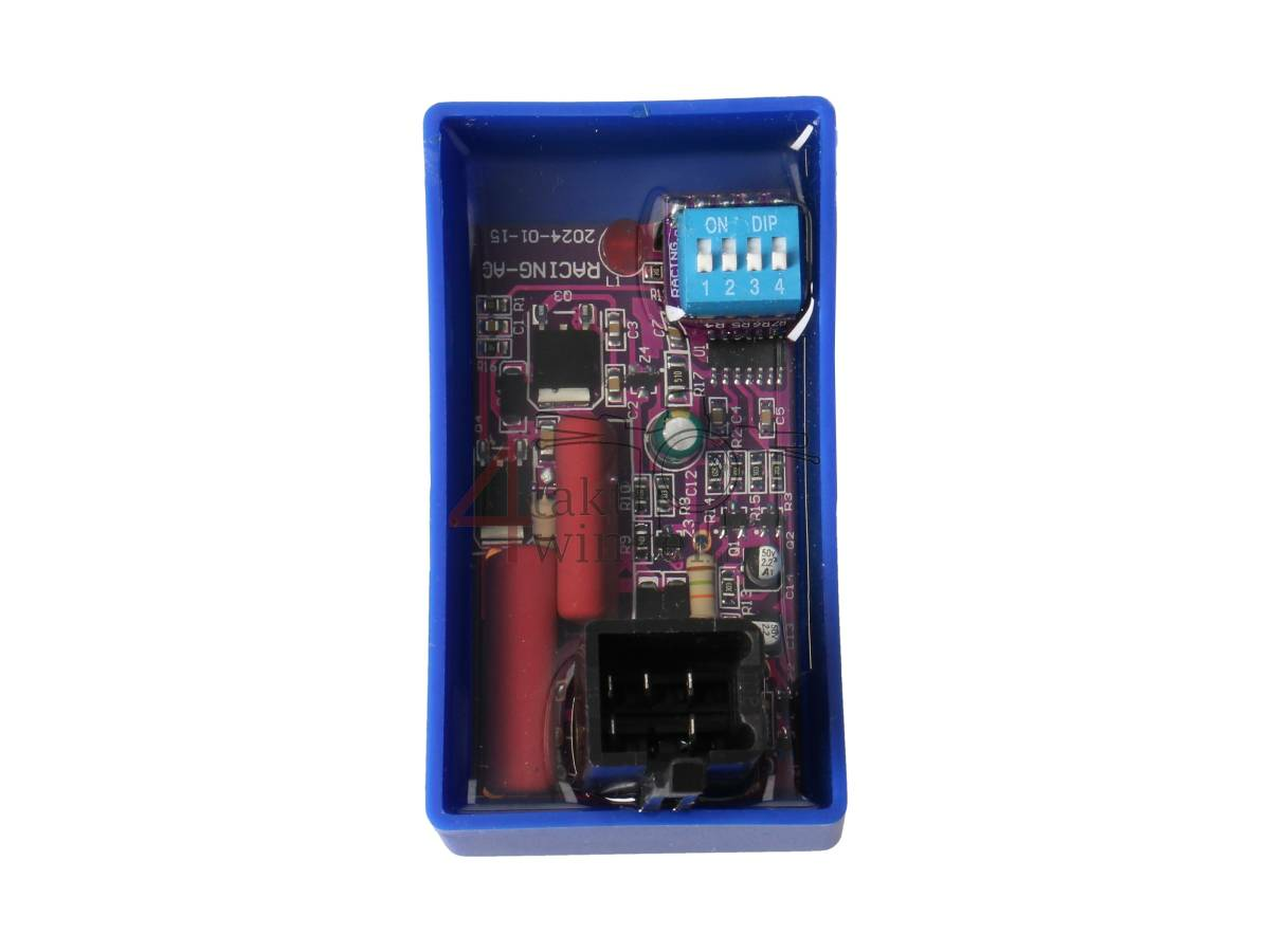 CDI-unit, AC, begrensd, instelbaar