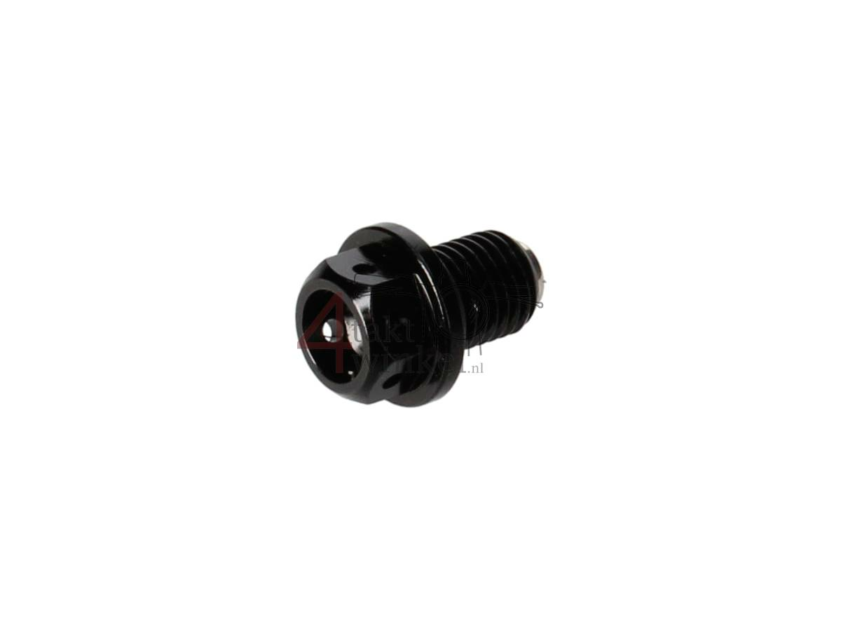 Olie aftapplug magnetisch m12 x 1,5 zwart