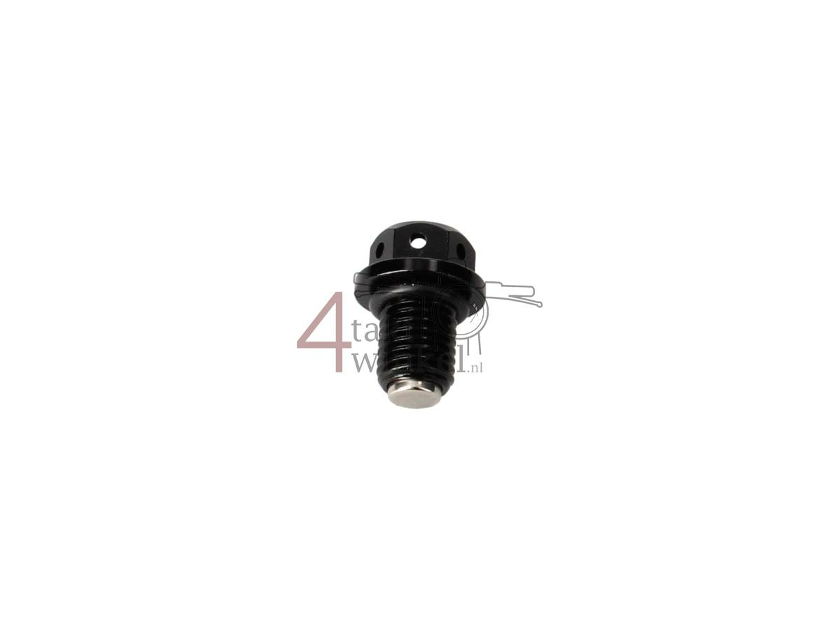 Olie aftapplug magnetisch m12 x 1,5 zwart