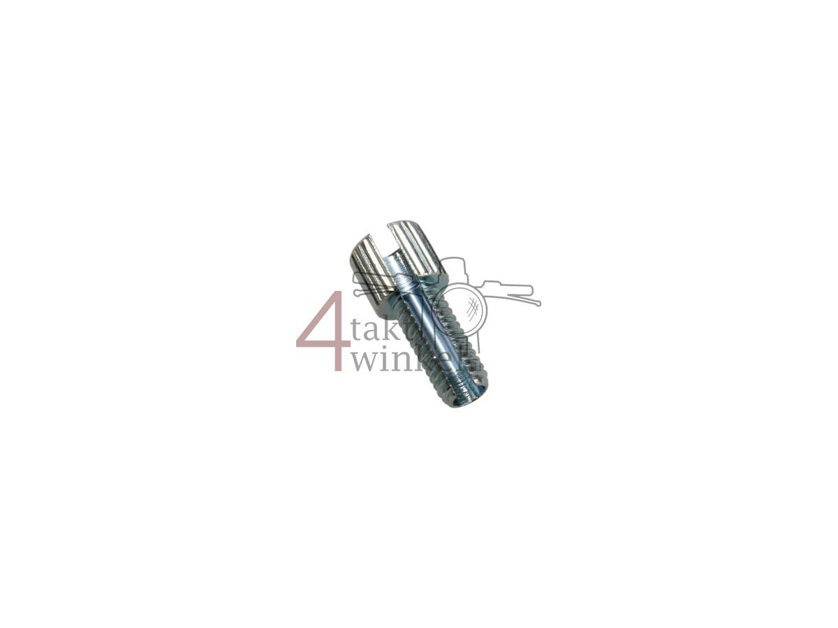 Bolt, clutch wire adjusting, OEM Honda