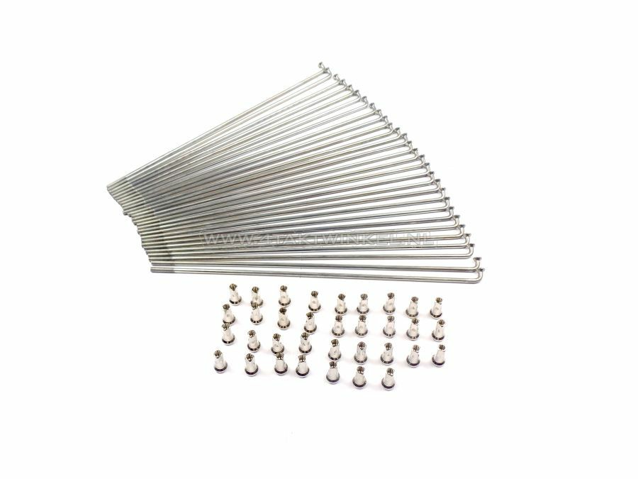 Spaken set, C310, C320 19" verzinkt