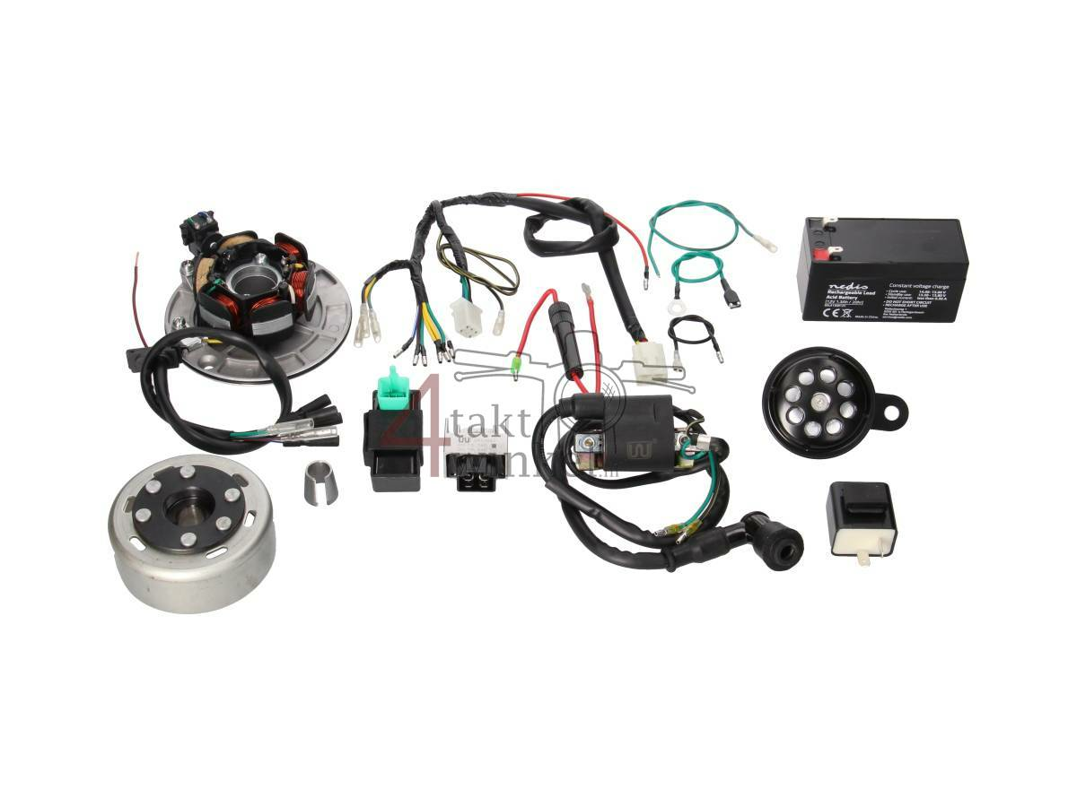 CDI &amp; 12 volt elektra ombouwset, past op C50, Dax, Chaly, Monkey