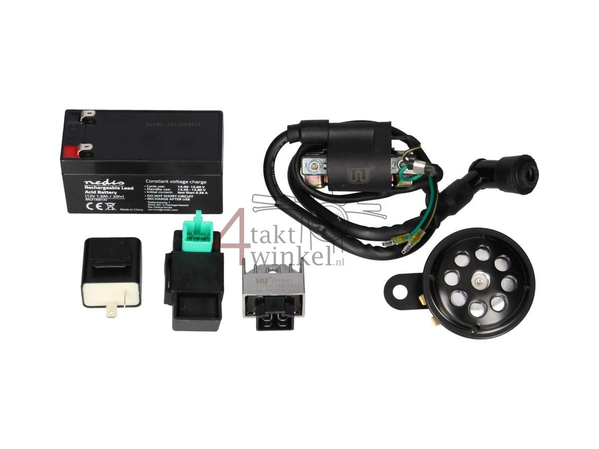 CDI &amp; 12 volt elektra ombouwset, past op C50, Dax, Chaly, Monkey