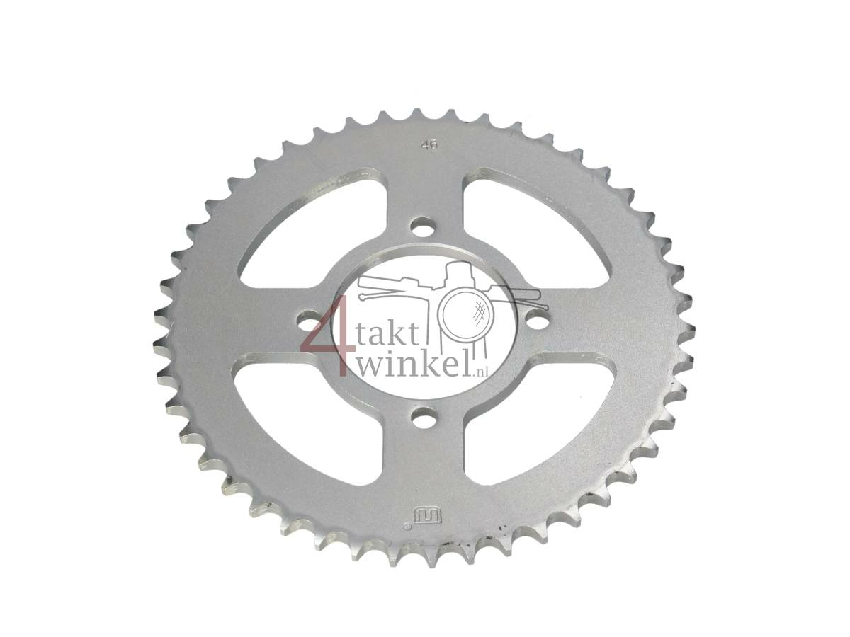 Achtertandwiel Hanway RAW50, Skyteam Classic, AGM caferacer, 46 tands, 428