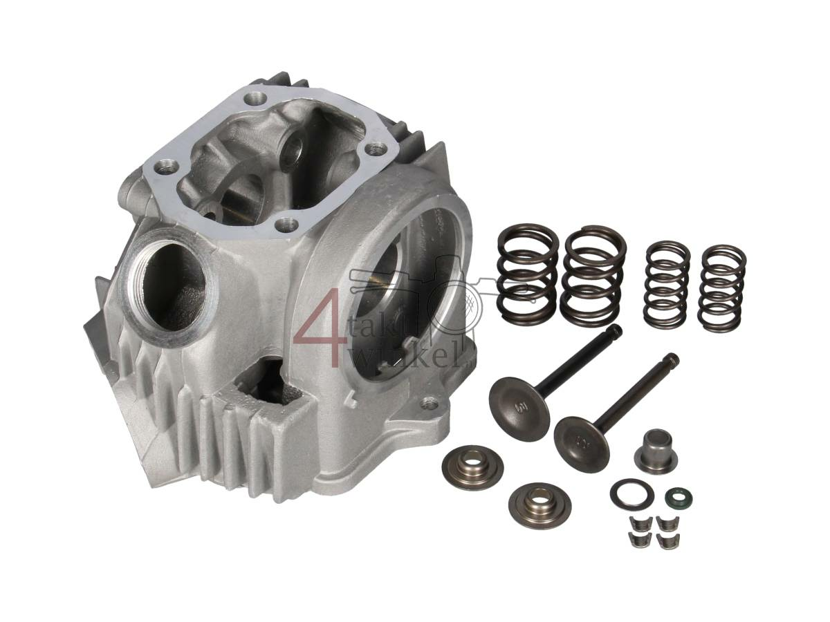 Cilinderkop 70cc OT 47mm, inclusief kleppen, A-kwaliteit