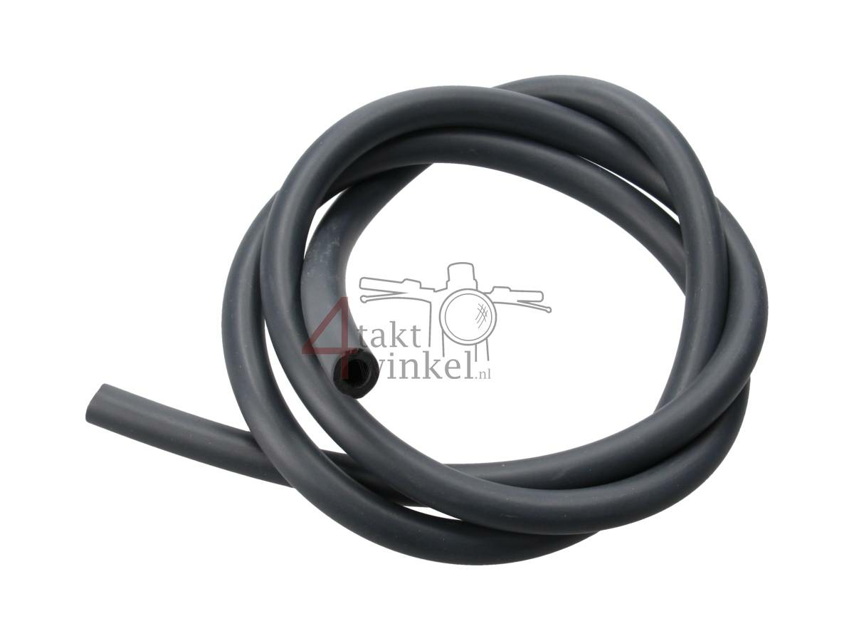 Benzineslang, 5mm - 8mm, zwart, A-kwaliteit, per meter