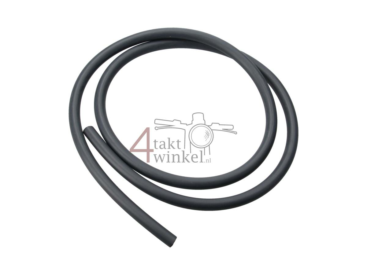 Benzineslang, 5mm - 8mm, zwart, A-kwaliteit, per meter