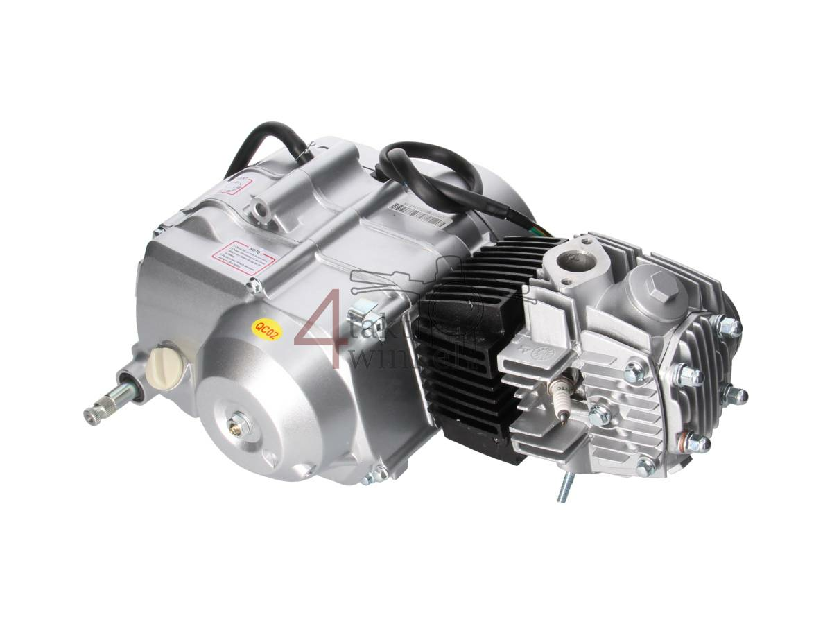 Motorblok, 107cc, semi-automaat, Lifan, 4-bak, zilver