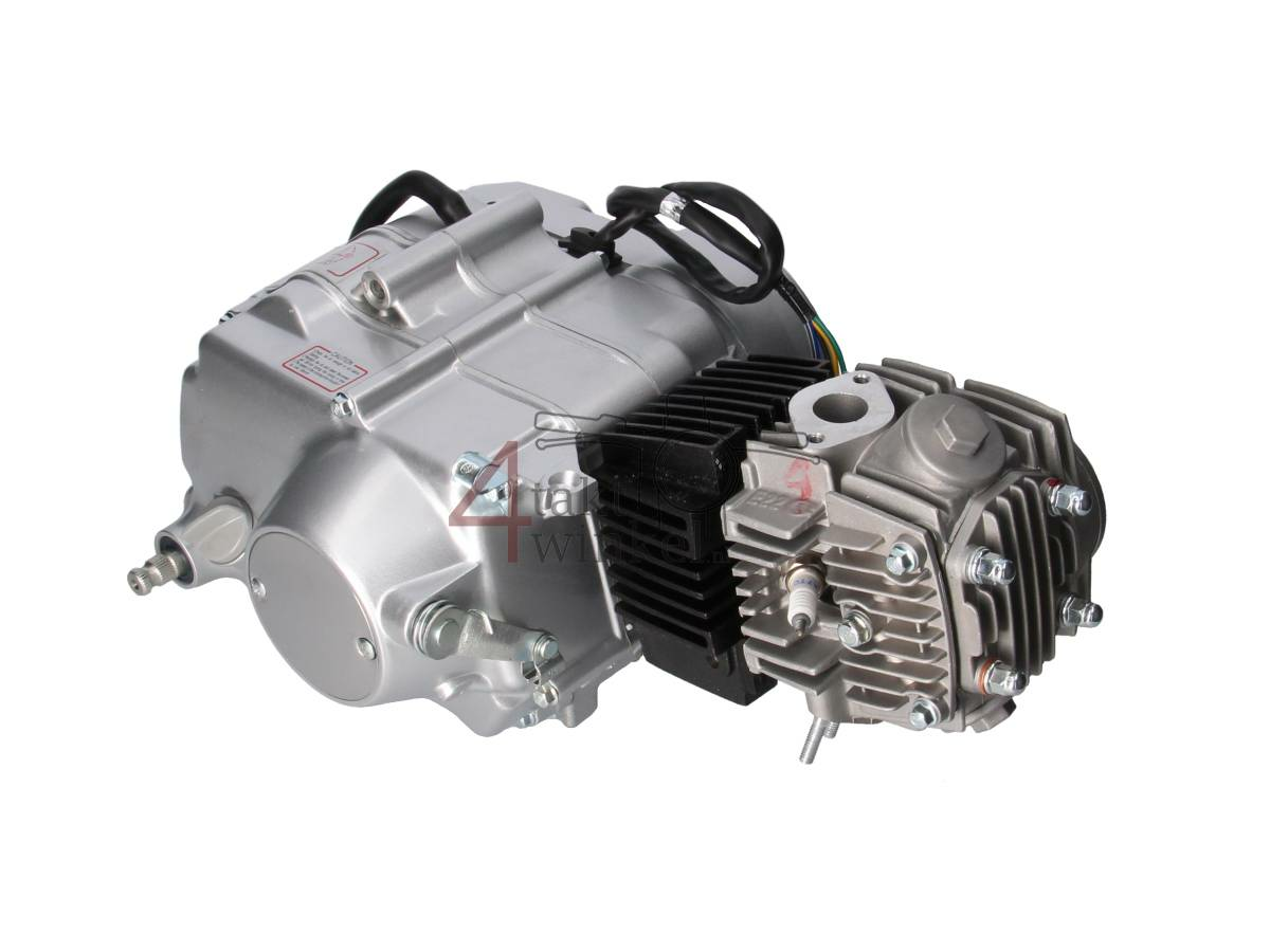 Motorblok, 107cc, handkoppeling, Lifan, 4-bak, zilver