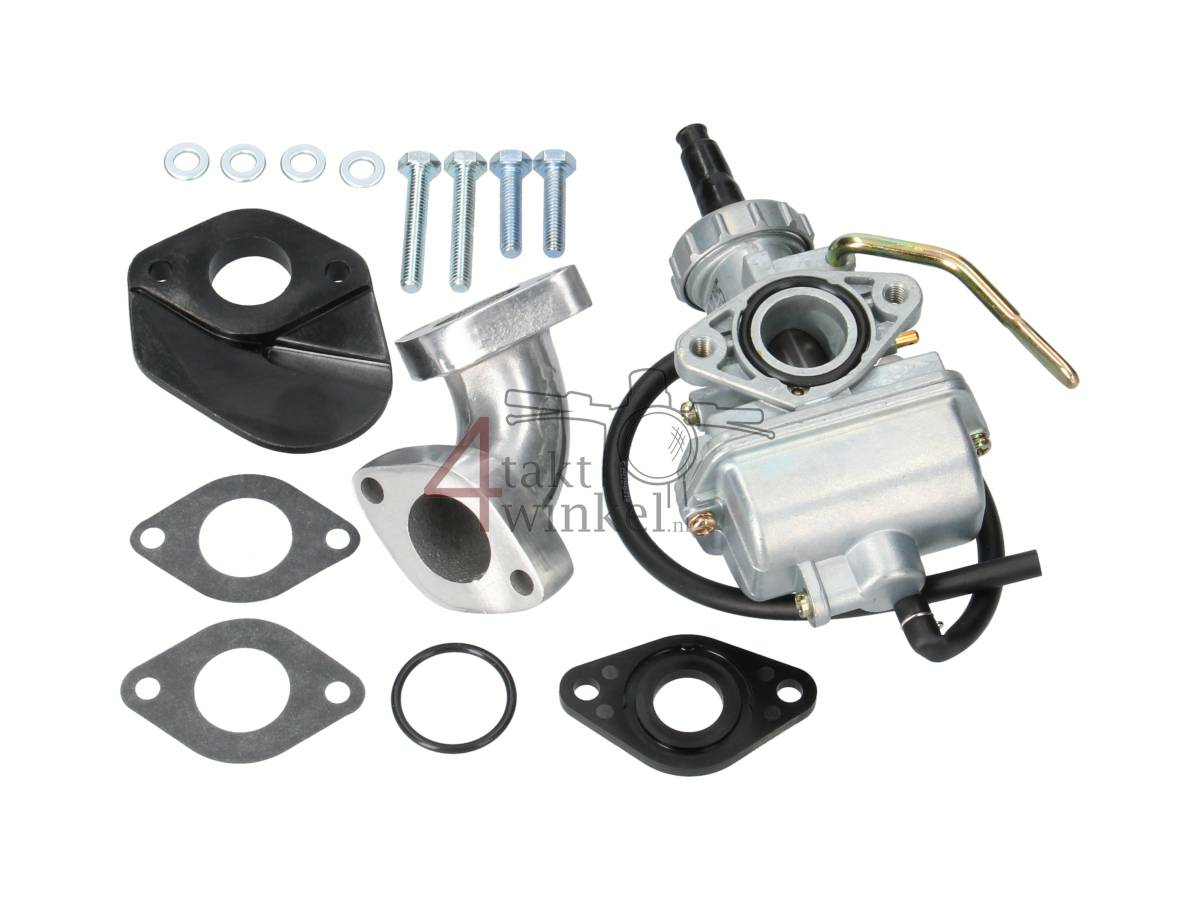 Carburateur set, Dax, Monkey, Madass, 20mm 70cc + Sheng Wey, A-kwaliteit