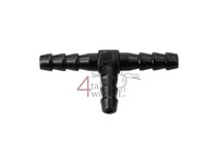 Benzineslang T-stuk, 6mm, zwart