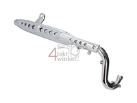 Uitlaat standaard, chroom, past op replica Dax, A-keuze