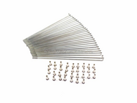 Spaken set, C310, C320 19" verzinkt