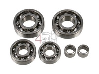 Lagerset, motorblok, met startmotor naaldlagers, 139FMB-B, Mash fifty, X-ride 50, Scrambler 50, Hanway Scrambler, Muscle