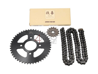 Tandwielen en ketting set, Mash Fifty, 70cc, 85cc, 15 - 48, 17mm as, A-kwaliteit