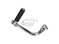 Kickstarter 14mm as, gebogen, past op SS50, C50, Dax, Chroom