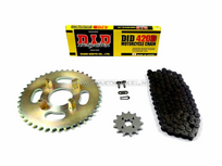 Tandwielen en ketting set, CY50 standaard, DID