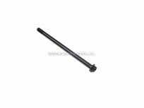 As 12 / 200, achterwiel, A-kwaliteit zwart, past op SS50, Dax