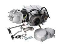 Motorblok,  50cc, handkoppeling, Lifan, 4-bak, zilver