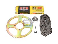 Tandwielen en ketting set, Hanway RAW50, AGM Caferacer, 428, 12-56, DID