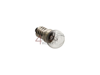 Lamp E10 schroef fitting, enkel,  6 volt, 6 watt