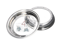 Velg Dax 10" aluminium, standaard look, 3.00, gepolijst
