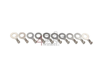 Stekker Japans oogje 6mm, per 10 stuks