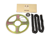 Tandwielen en ketting set, Hanway RAW50, AGM Caferacer, 428, 12-56, A-kwaliteit