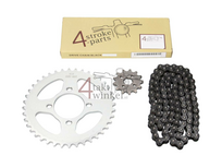 Tandwielen en ketting set, C50 K1 standaard, A-kwaliteit
