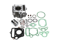 Cilinderset, met zuiger &amp; pakking 50cc, Honda OT, aluminium
