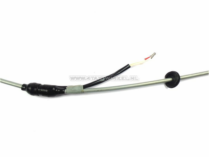 Remkabel PC50, achterrem, grijs, origineel Honda
