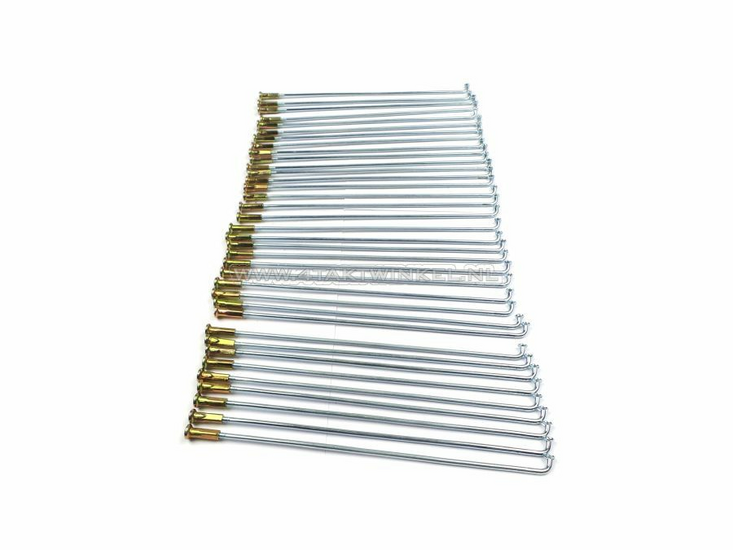 Spaken set, C310, C320 19" glans chroom