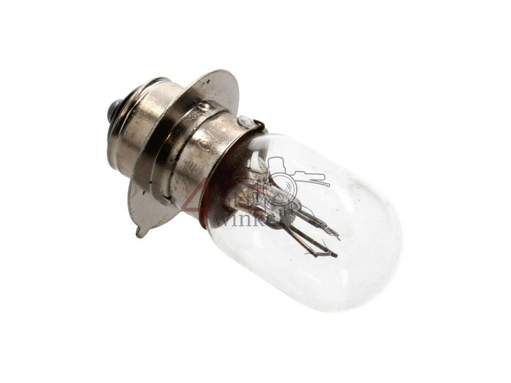 Koplamp PX15d, duplo, 6 volt, 15-15 watt, o.a. C50