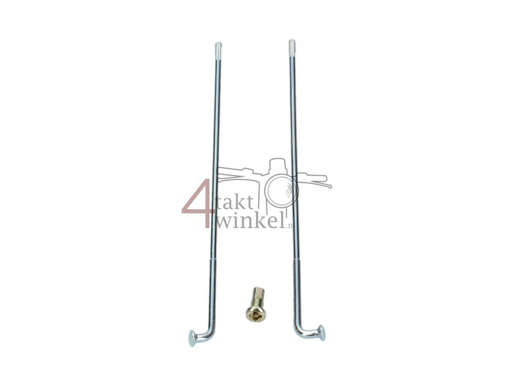 Spaken set 17" achterwiel originele look, past op SS50, CD50, C50, CB50