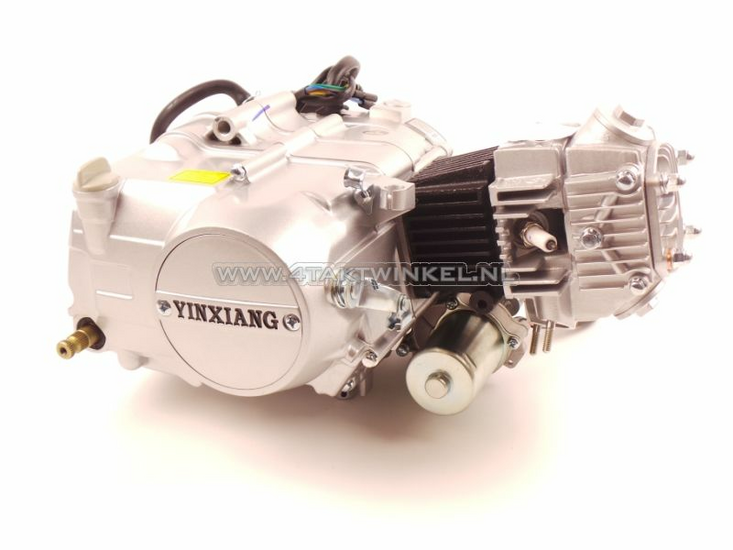 Motorblok, 50cc, handkoppeling, YX, 4-bak, met startmotor