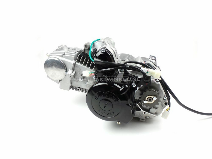 Motorblok, 125cc, semi-automaat, "Daytona" inclusief toebehoren