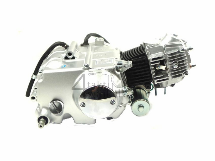 Motorblok, 50cc, handkoppeling, Zhenhua, 4-bak, met startmotor, Euro 4, 3x gele draad
