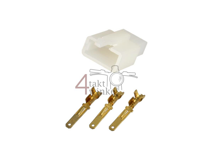 Stekker Japans, blokstekker 3-polig man