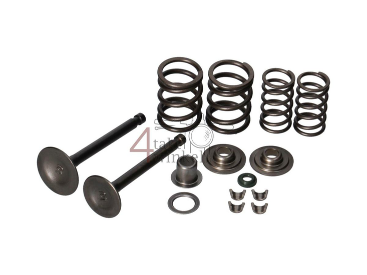 Cilinderkop 70cc OT 47mm, inclusief kleppen, A-kwaliteit