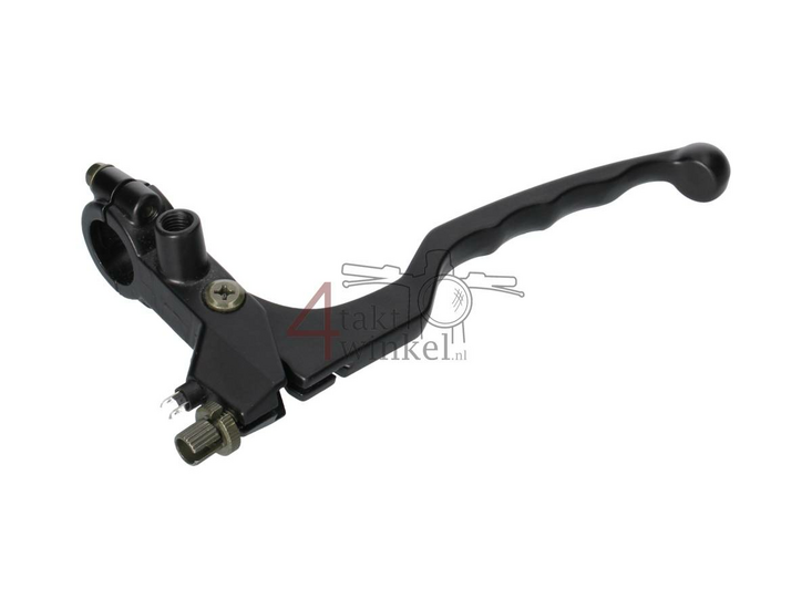 Hendel koppeling, met steun, universeel, zwart, lang