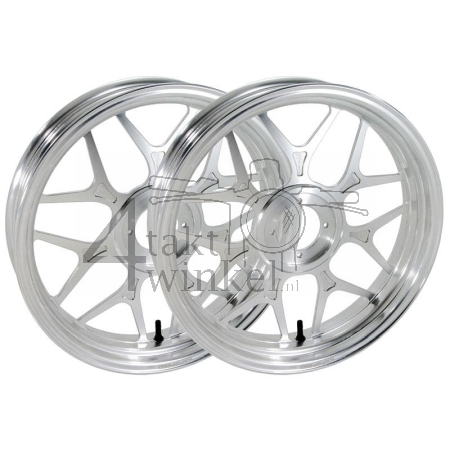Wielen set, 17", C50, C70, C90 , Streetcub, tubeless type 2, Kepspeed