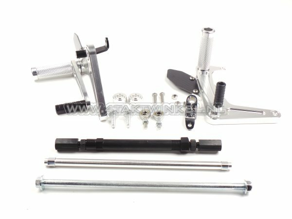 Backstep set, C50, C70, C90, streetcub, Kepspeed, aluminium