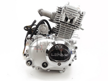 Motorblok, 50cc, handkoppeling, Lifan, (Mash) 4-bak, staande cilinder, met startmotor, zilver