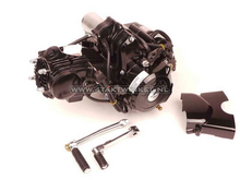 Motorblok, 70cc, handkoppeling, Lifan, 4-bak, startmotor boven, zwart
