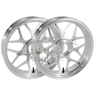 Wielen set, 17", C50, C70, C90 , Streetcub, tubeless type 2, Kepspeed
