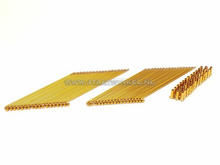 Spaken set, 157mm o.a. 17" streetcub, goud