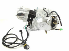Motorblok, 50cc, handkoppeling, Zhenhua, 4-bak, met startmotor, Euro 4, 3x gele draad