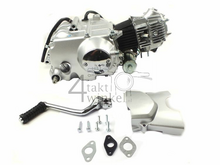 Motorblok, 50cc, handkoppeling, Zhenhua, 4-bak, met startmotor, Euro 4, 3x gele draad