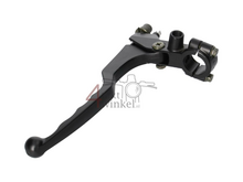 Hendel koppeling, met steun, universeel, zwart, lang